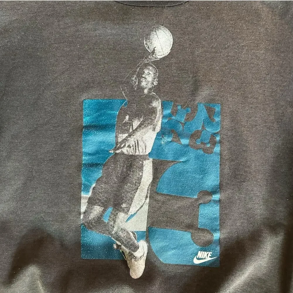 Rare VTG 90s Michael Jordan Sweatshirt M Black Nike Made In USA Vintage M